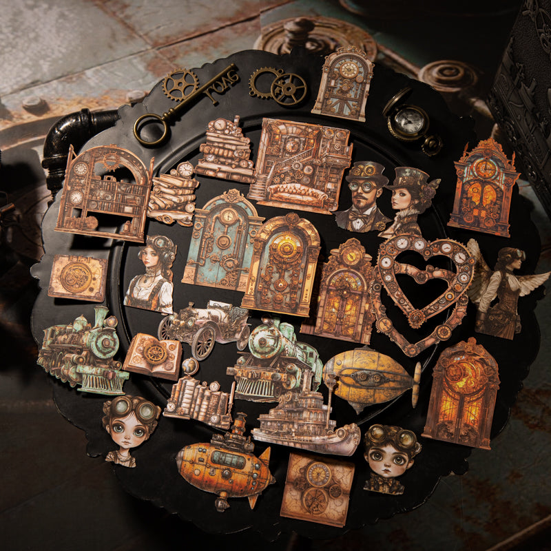 15pcs sticky card steam sticker pack (S25081209)