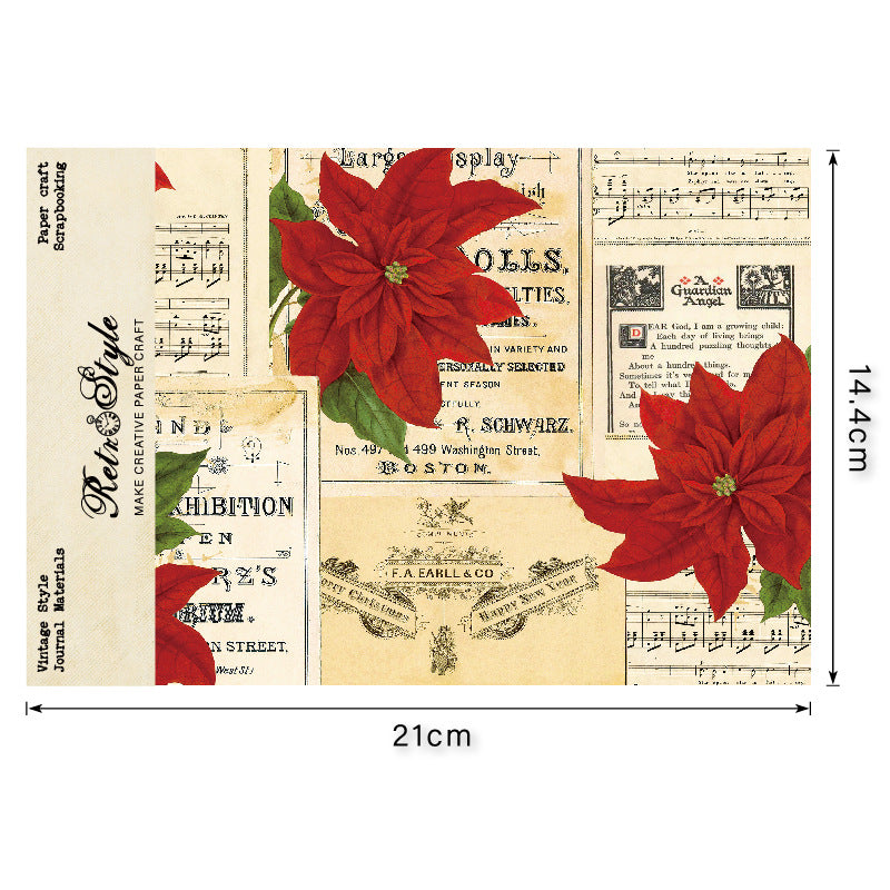 16pcs christmas paper pack (P25100907)