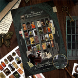 2 sheets gothic cabinet sticker pack(S26041603)