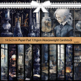 10pcs dark gothic Lab paper pack (P26061706)