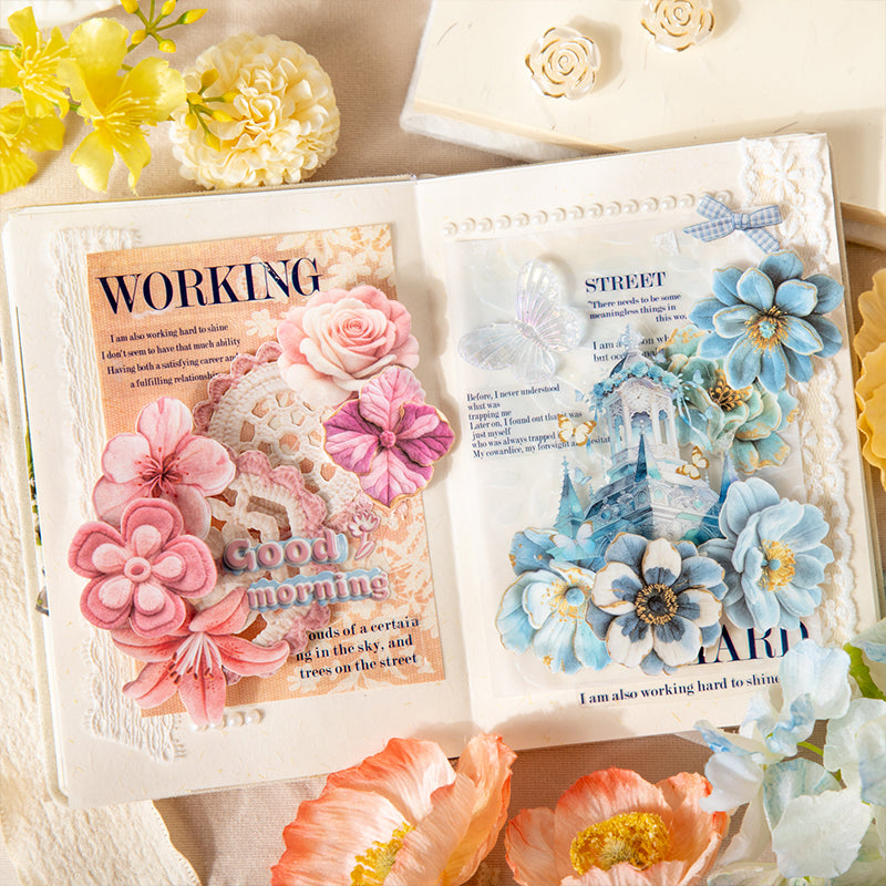 30pcs flower sticker pack(S26061608)