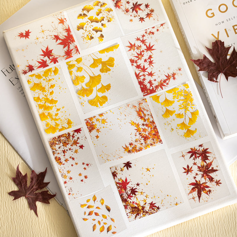 20pcs autumn leaf PET-sticker pack (S25091704)