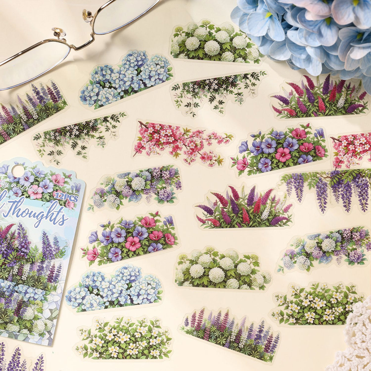 20pcs floral sticker pack(S26071205)