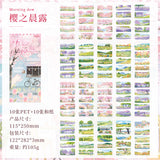 20pcs season PET+washi sticker book (TZB25102105)