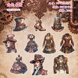 20pcs steampunk sticker pack (S25111805)