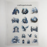 1pc Exclusive owl PET-stickers A5 size (S26011505)