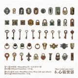 50pcs vintage sticker pack (S25102805)