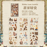 6pcs character pre-cut sticker pack (S25110605)