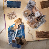 30pcs vintage sewing PET-sticker pack (S25102110)