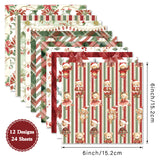 24pcs 6in christmas paper pack(P26060509)