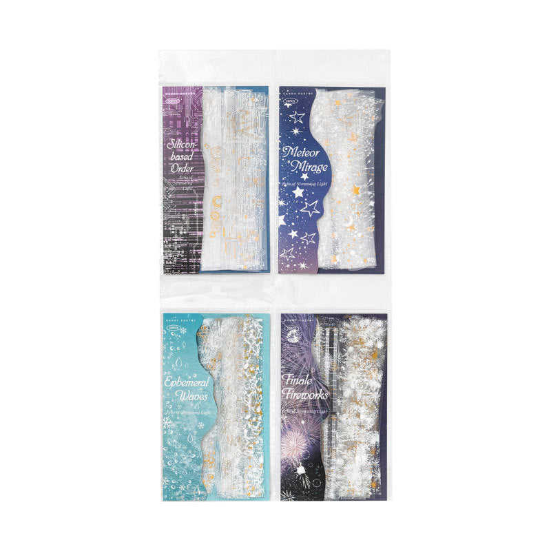 20pcs flash long sticker pack(S26041605)