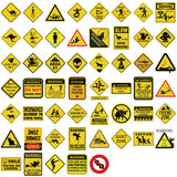 50pcs warning sticker pack (S26032702)