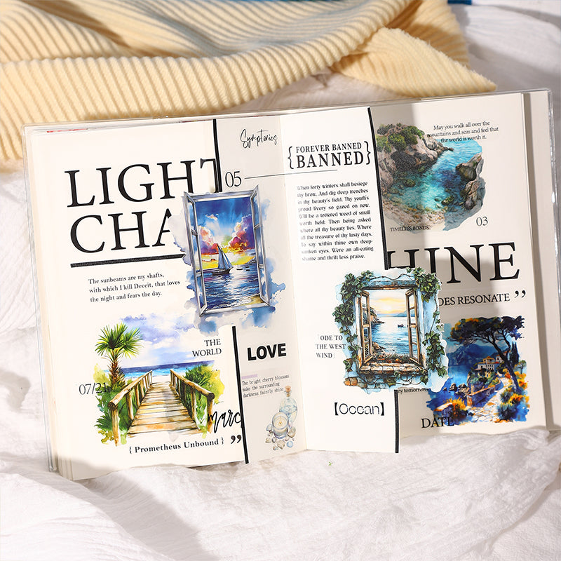 15pcs window world sticker pack (S25080304)