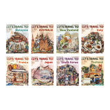 20pcs travel country sticker pack (S26032303)