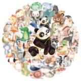 50pcs cute animal PET-sticker pack(S26030601)