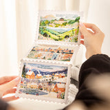 24pcs season view sticker book (TZB26031801)