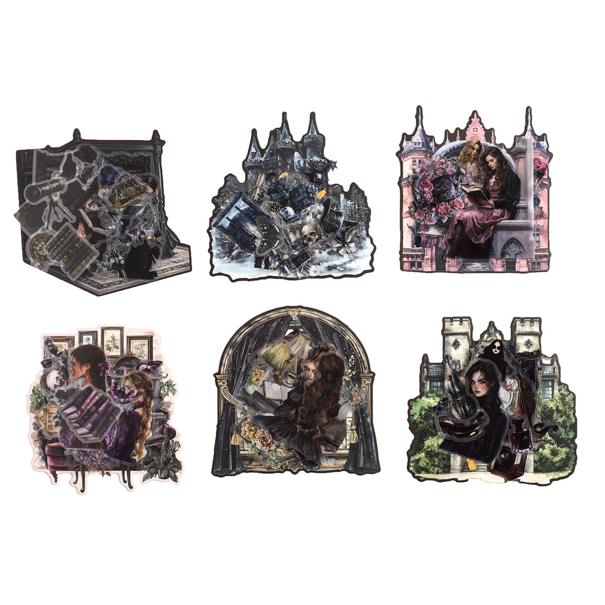 25pcs dark world sticker pack(S26060501)
