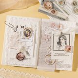 30pcs spring embossed seal wax sticker(S26020306)