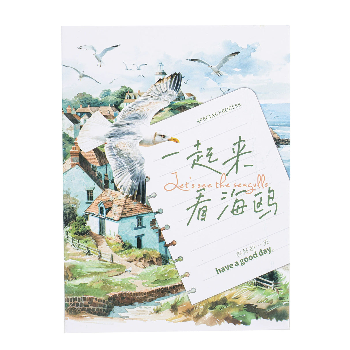10pcs seagull sticker pack (S123108)