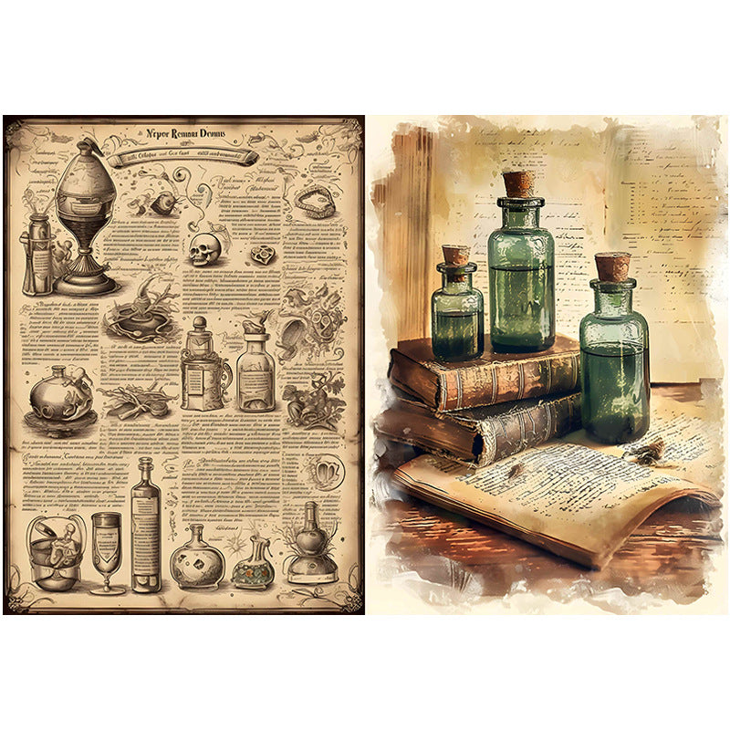 10pcs botanical Lab paper pack (P26061704)