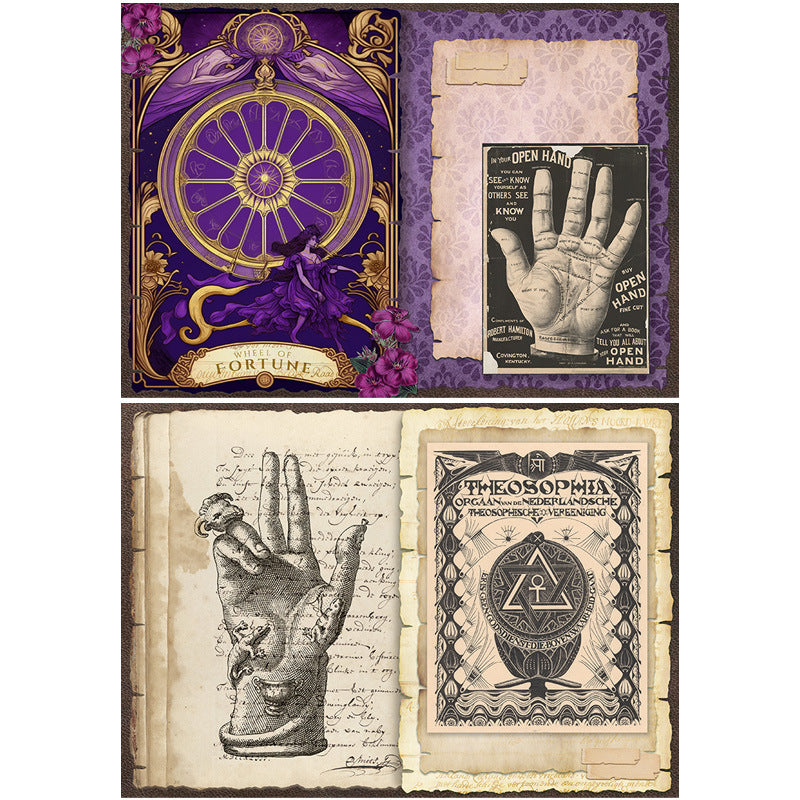 38pcs divination sticker+paper pack(P26061702)