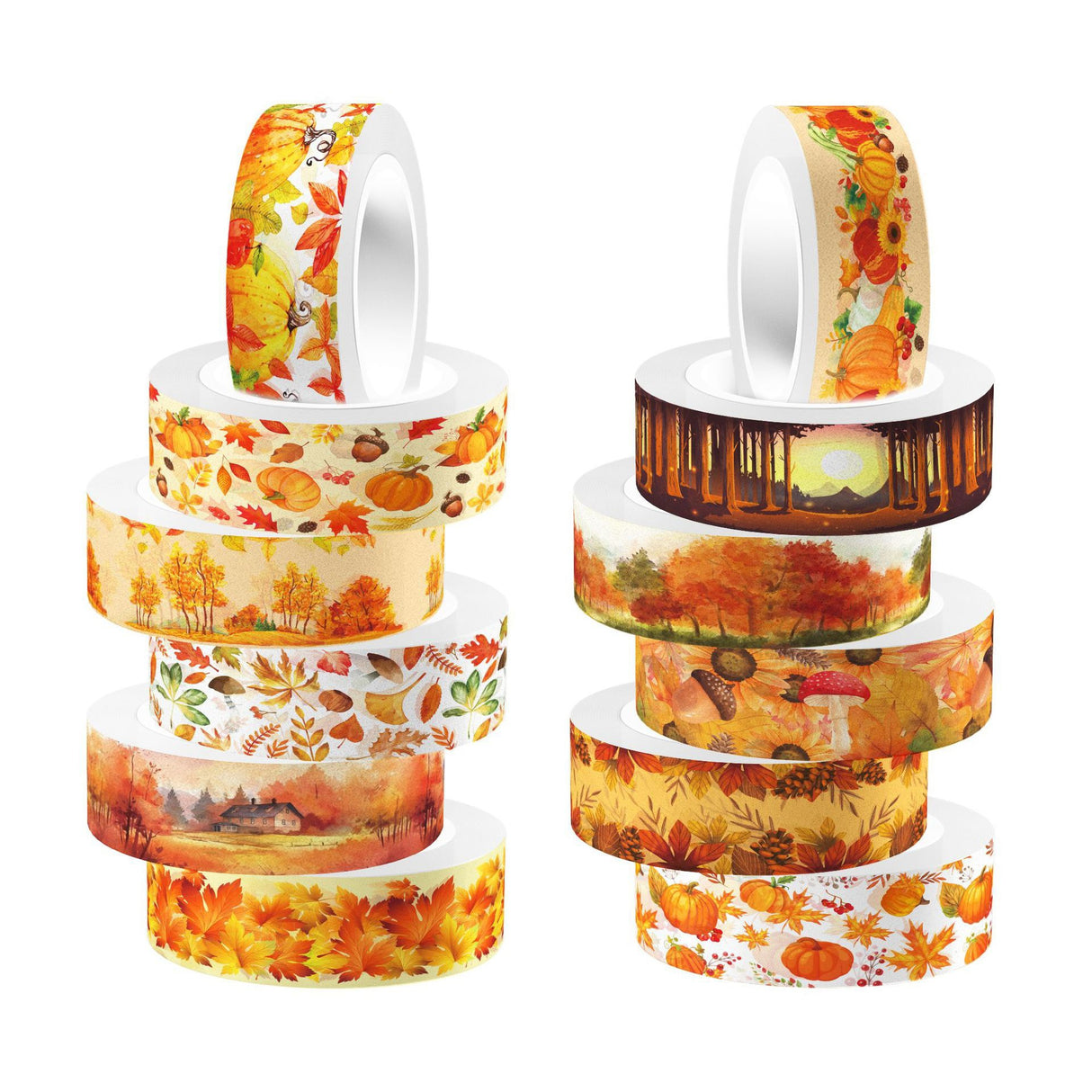 12rolls autumn washi-tape(T26033002)