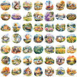50pcs coutryside landscape sticker pack(S26061806)