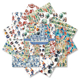 24 st 6-tums sportpapperspaket (TZB25121507)