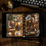 20pcs vintage metal collection sticker pack (S25081802)