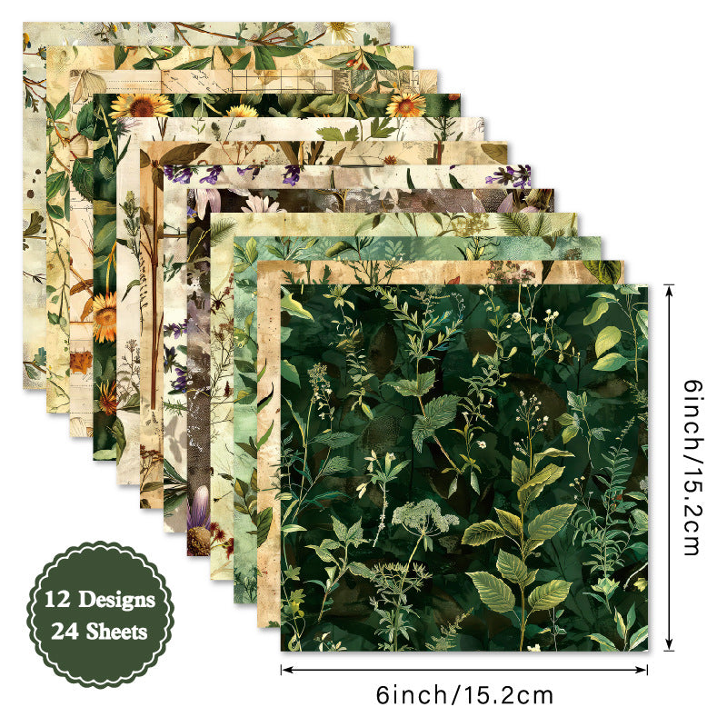 24pcs 6*6 inches paper pack (P25052809)