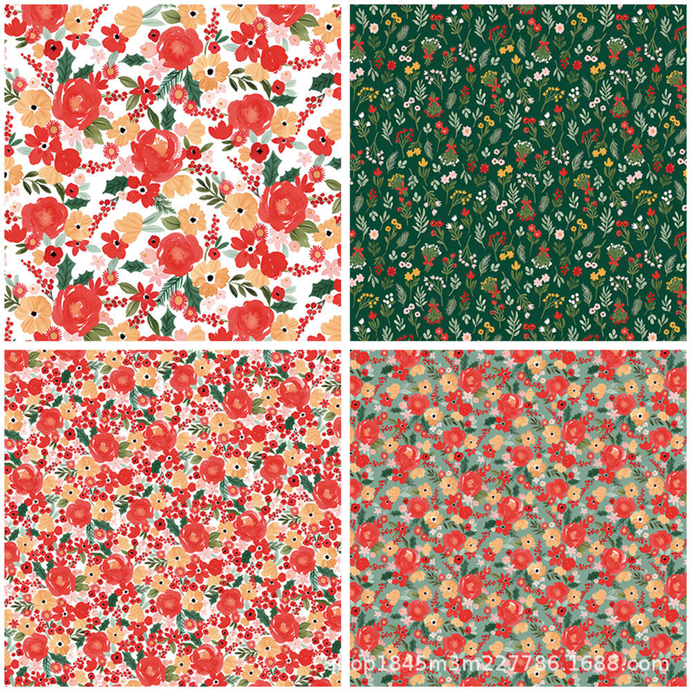 12pcs 6in christmas material paper pack(P26052604)