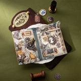 100pcs vintage label sticker pack (S25102107)