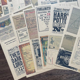 A4 size Hogwarts Style paper & sticker 25 pcs(S26011205)