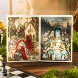 18sheets fairy tale PET+Washi sticker book (TZB25072802)