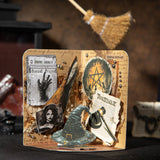 20pcs witch newspaper sticker pack(S25121602)