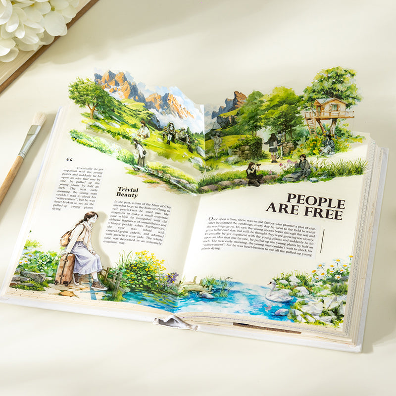 Landscape 48pages sticker book