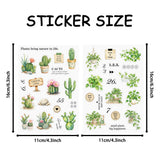 Plants 8sheets pre-cut sticker