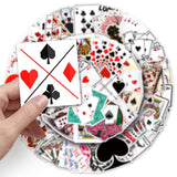 50pcs poker sticker pack(S25121503)