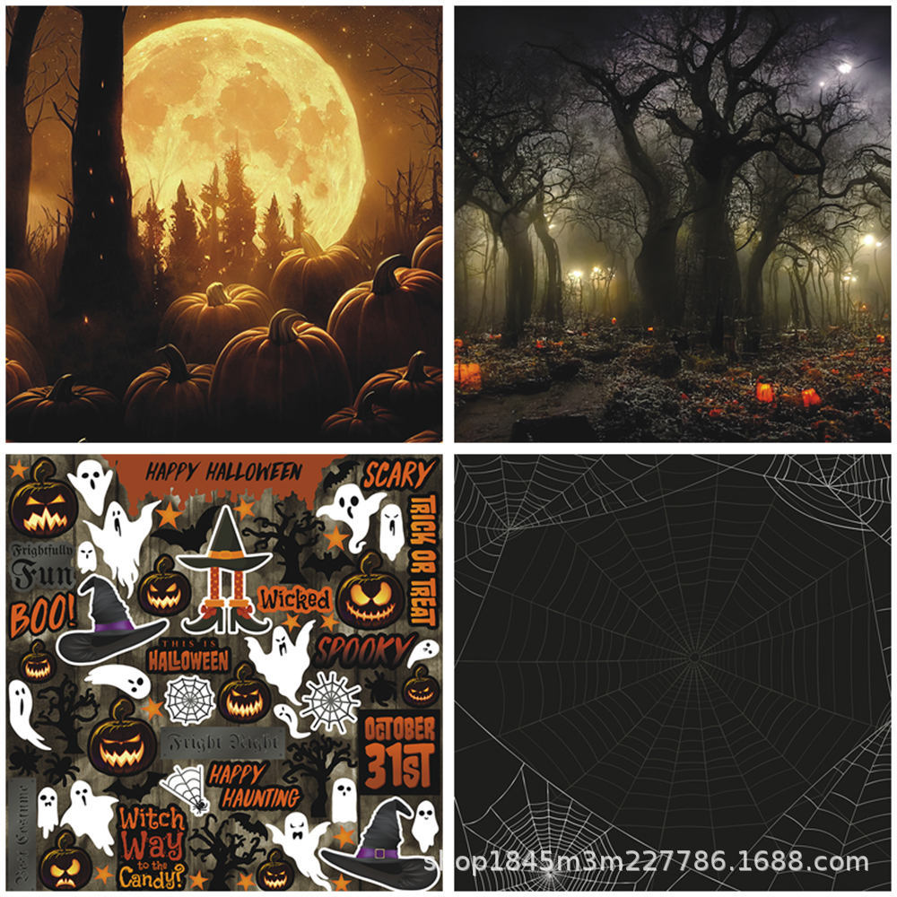 12pcs halloween ghost Lab paper pack (P26061707)