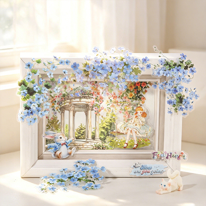 10pcs flower sticker pack(S26071906)
