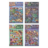 3pcs traditonal gothic sticker pack(S25121510)