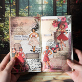 25pcs retro beauty paper-sticker pack (S25072204)