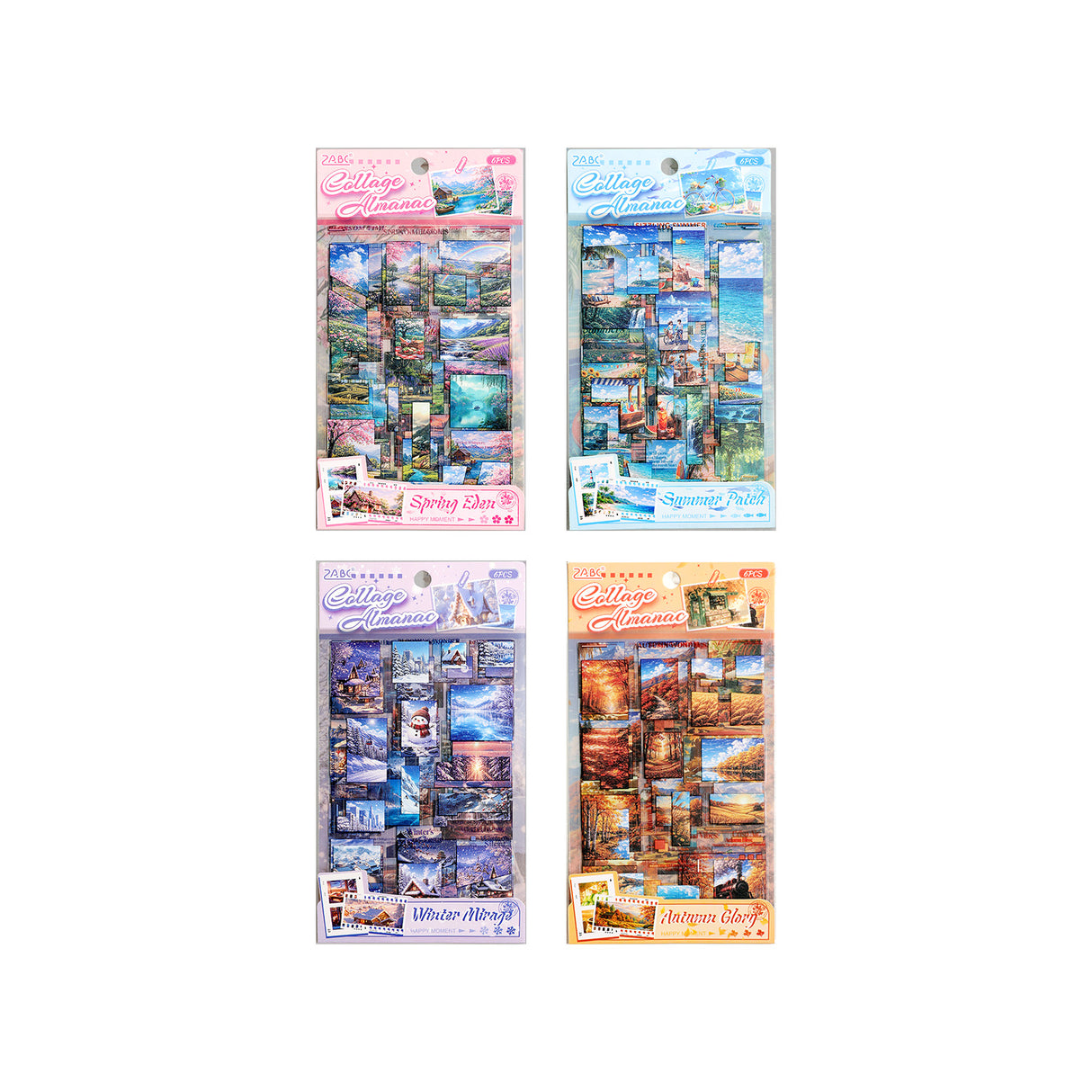 6 sheets view sticker pack(S26052905)