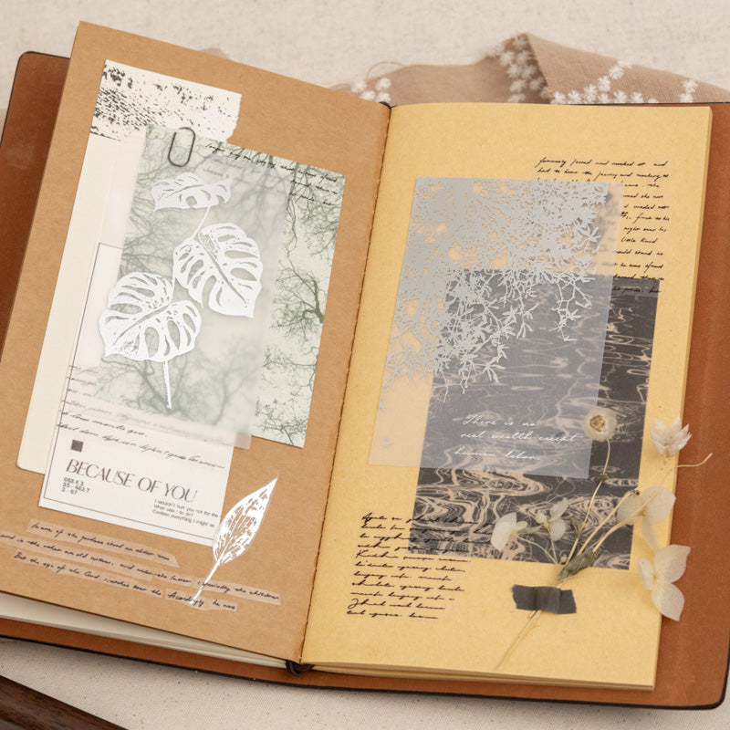 10pcs nature silver sticker pack(S26052707)