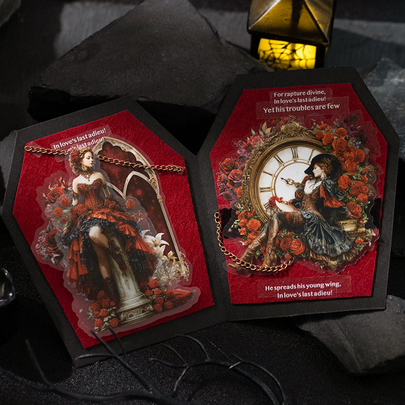 10pcs gothic sticker pack(S26071907)
