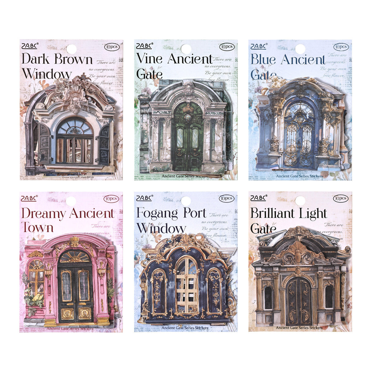 10pcs window sticker pack(S26040804)