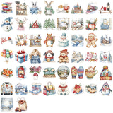 50pcs winter christmas sticker pack(S26061807)