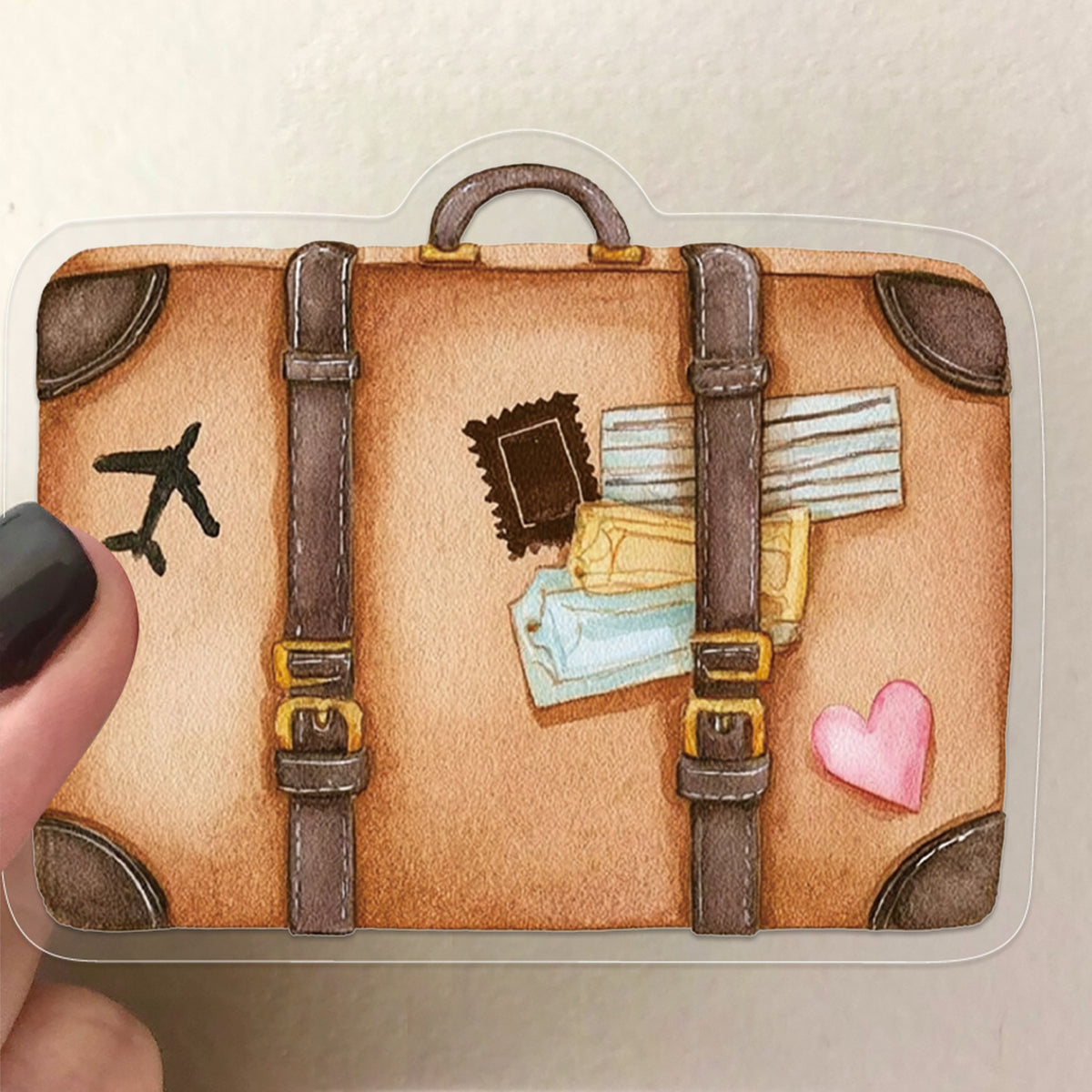 Vintage travel sticker 50pcs