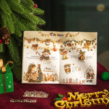 18sheets Christmas pre-cut sticker book (TZB25072003)