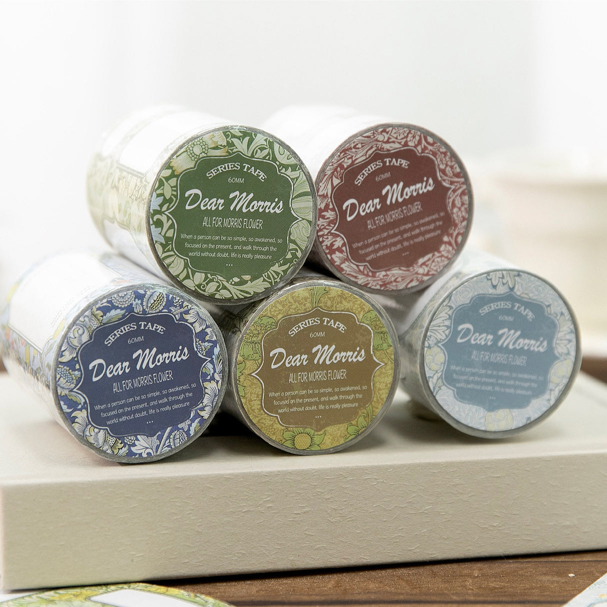 1 roll floral washi-tape(T26061009)